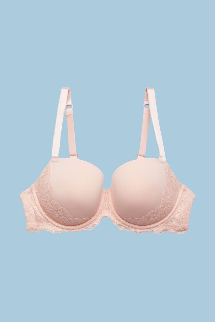 Esprit voorgevormde BH met kant - 014EF1T306 - Light pink