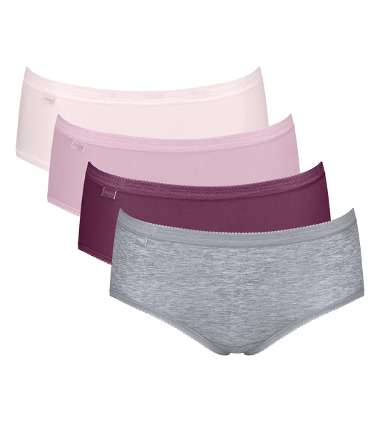 Sloggi Basic Midi C4P - voordeelpack 3+1 GRATIS - kleur V014