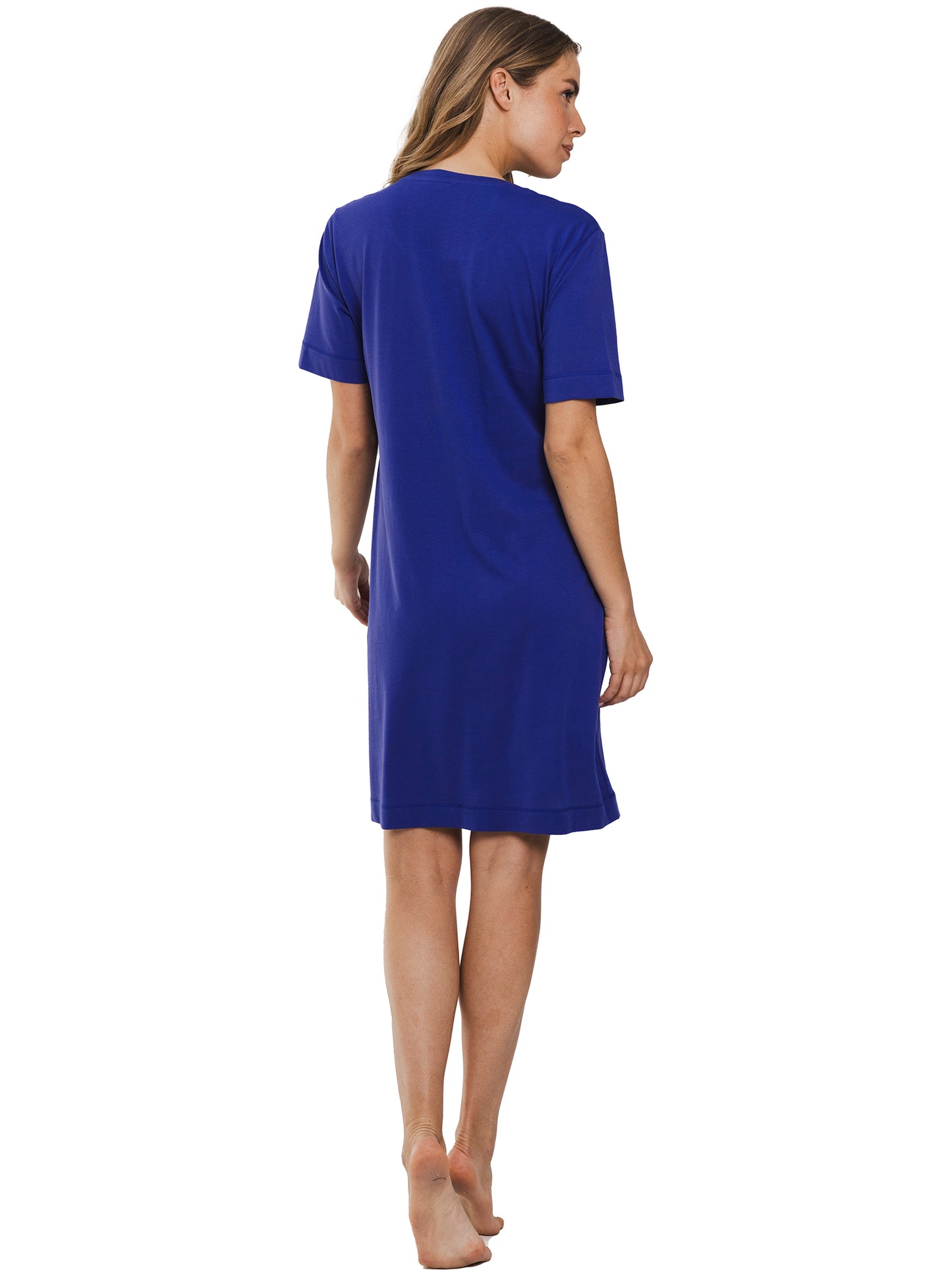 Pastunette nachthemd met opdruk - 111251-116-1 - blauw