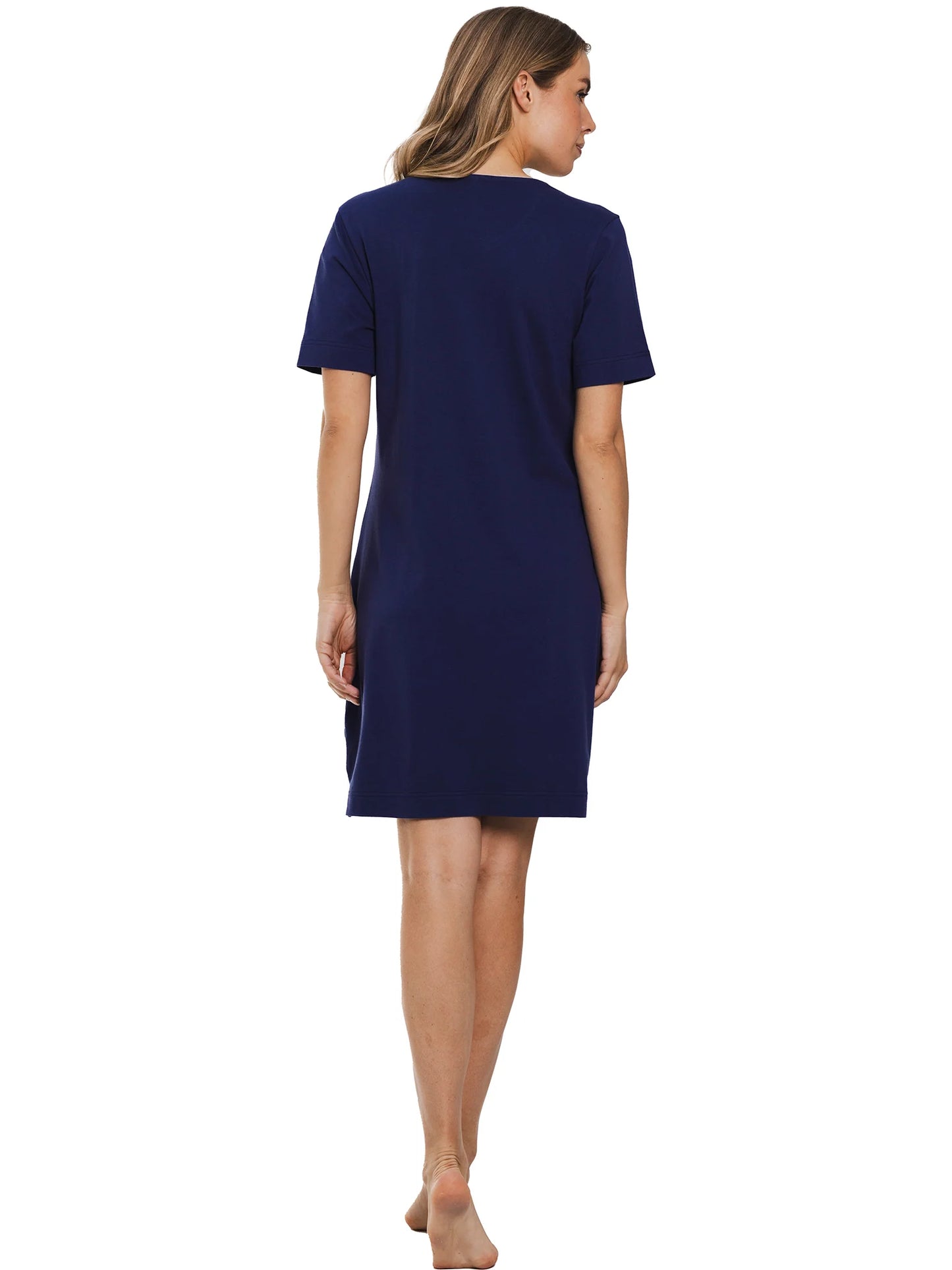 Pastunette Nachthemd met opdruk Sea Breeze - 111251-122-1 - donker blauw