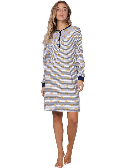 Pastunette Nachthemd serie Moonlite - 111252-124-1 - donker blauw