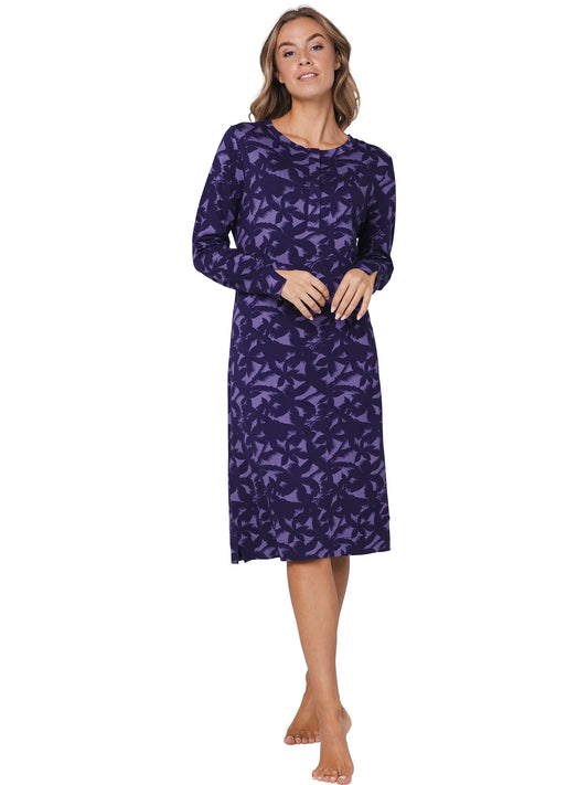 Pastunette Premium Nachthemd - serie Dark Orchid 111251-234-1 - Donker paars