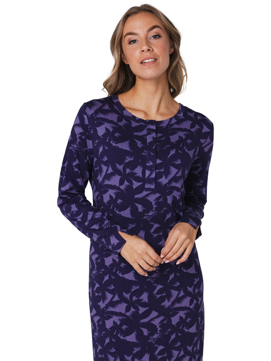 Pastunette Premium Nachthemd - serie Dark Orchid 111251-234-1 - Donker paars