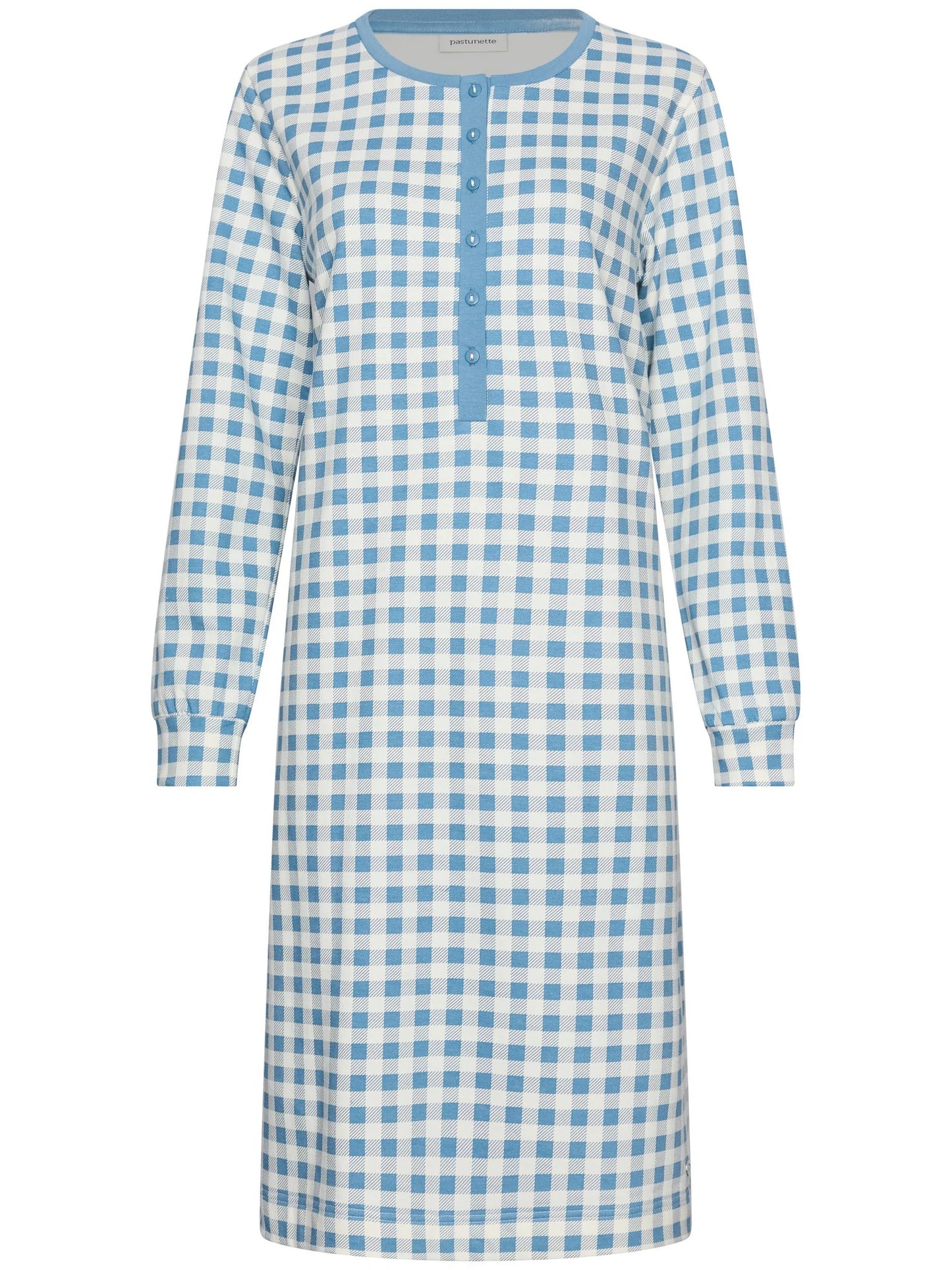 Pastunette lang nachthemd serie Blue Cottage - 111262-164-1 - Blauw