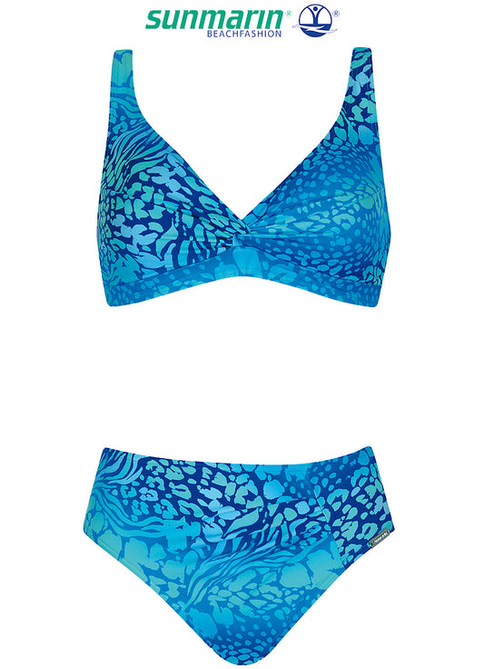 Sunmarin voorgevormde bikini zonder beugel - 11607 - Blauw