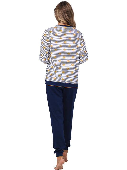 Pastunette Pyjama serie Moonlite - 121252-124-1 - Donker Blauw