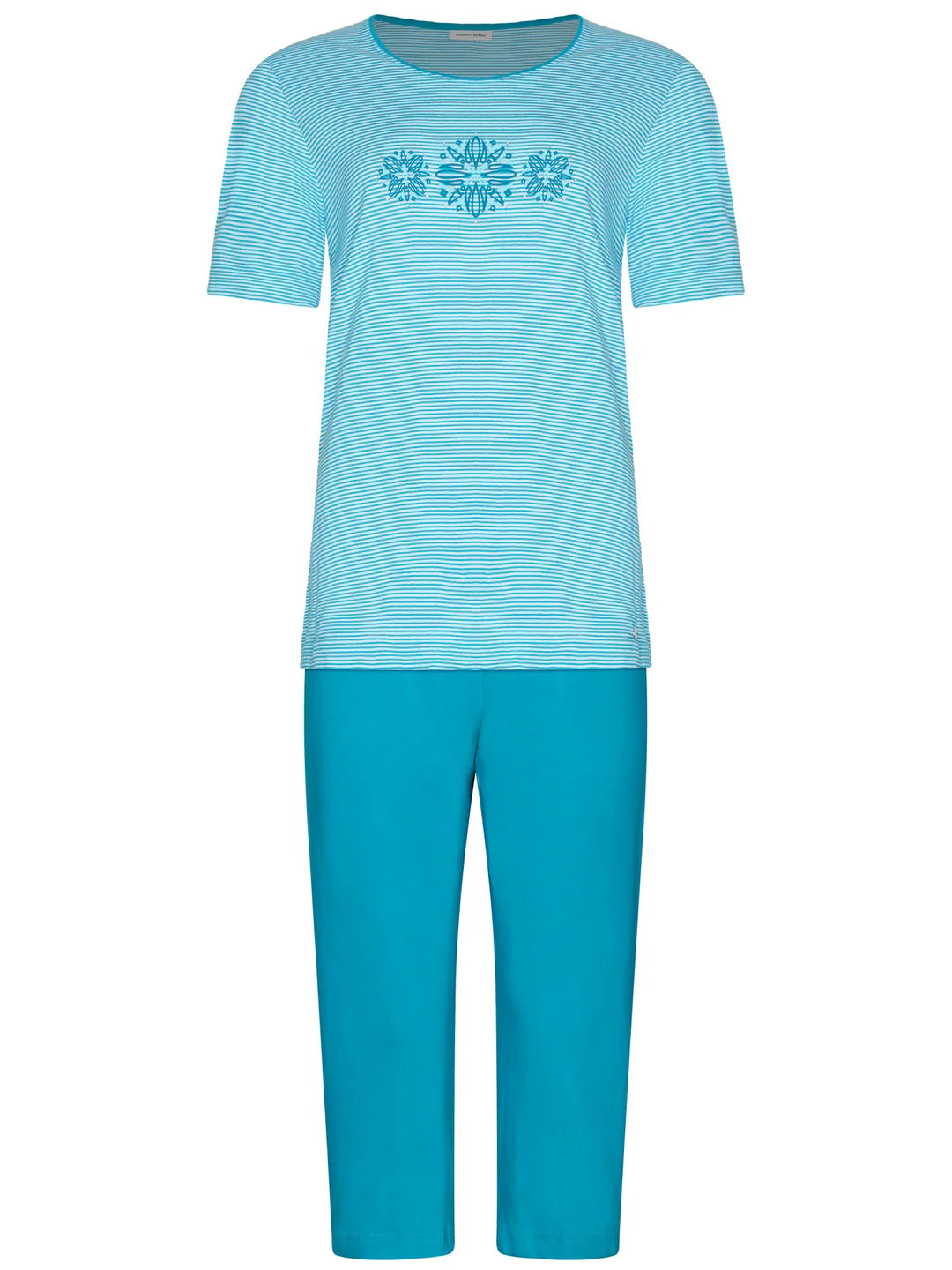 Pastunette Pyjama met 3/4 broek - Ipanema 121261-104-1 - Turquoise