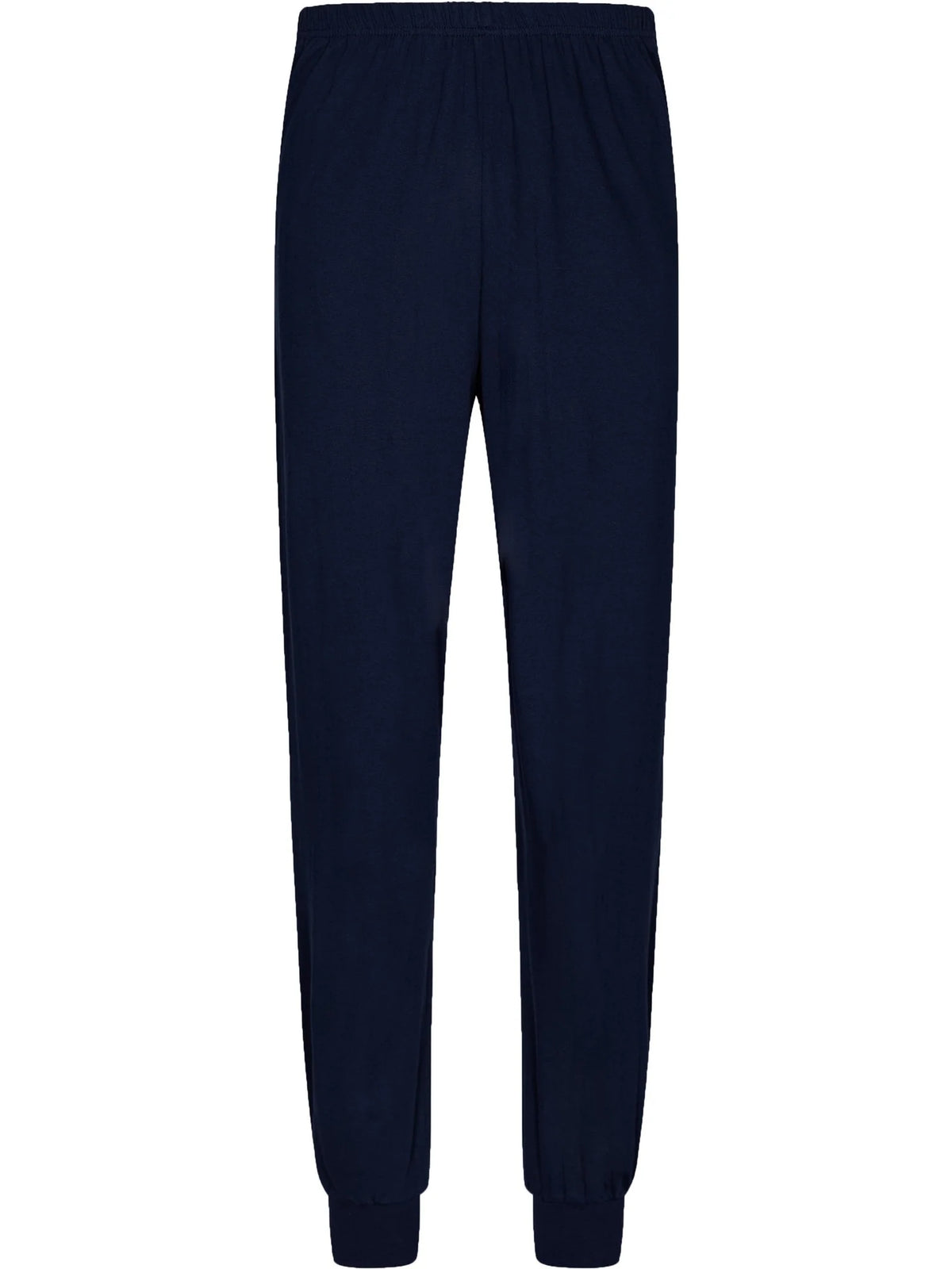 Pastunette heren pyjama met boorden gestreept - Blue Draft 122262-520-1 - Donker blauw