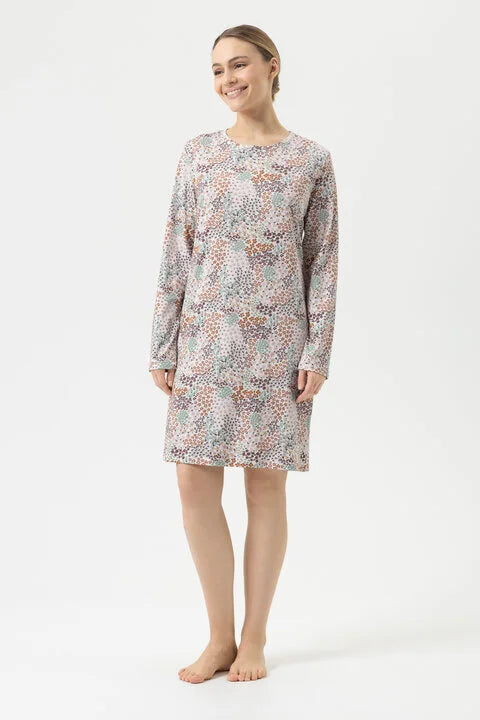 Mey Nachthemd met lange mouwen - Serie Flower Bed 1230086 - Bridal Rose