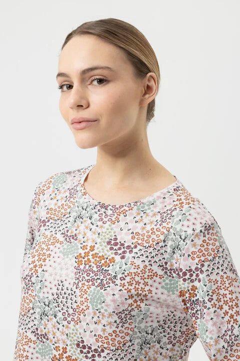 Mey Nachthemd met lange mouwen - Serie Flower Bed 1230086 - Bridal Rose