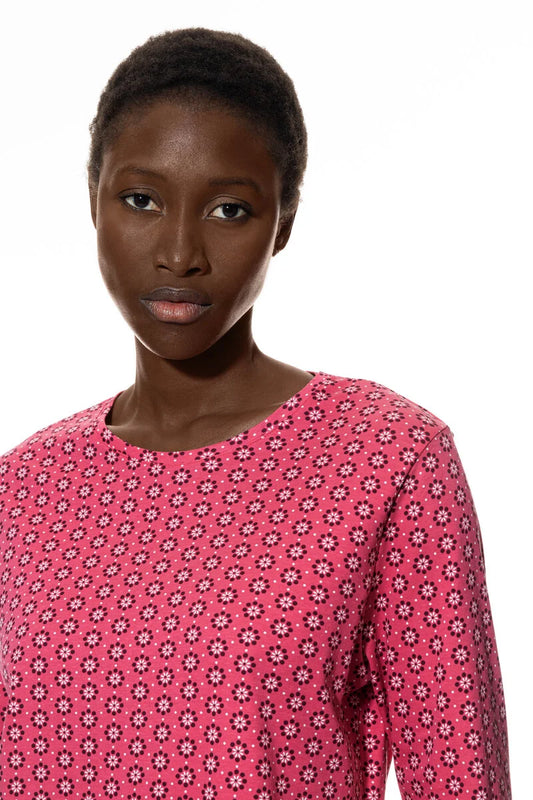 Mey pyjama fijne bloemetjes - Folk Flowers 1240028 - French Fuchsia