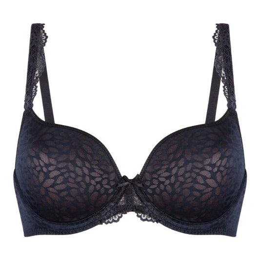 LingaDore voorgevormde t-shirt bh - Daily 1400-1 - Zwart/Nude patroon