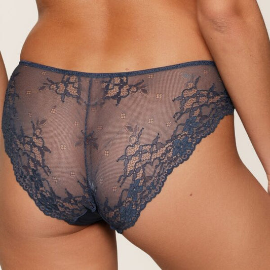 LingaDore brazilian lace slip - Daily 1400B-3 - Dark Denim (330)