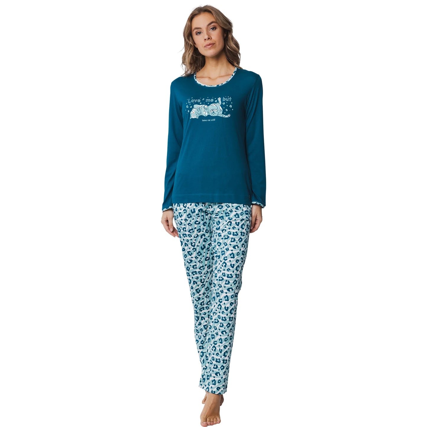 Rebelle pyjama wild dreams - 21242-410-2 - Turquoise print
