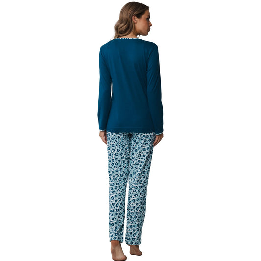 Rebelle pyjama wild dreams - 21242-410-2 - Turquoise print