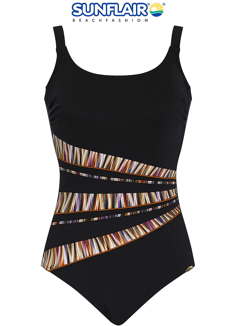 Sunflair chloorbestendig prothese Badpak - 22045 - Zwart