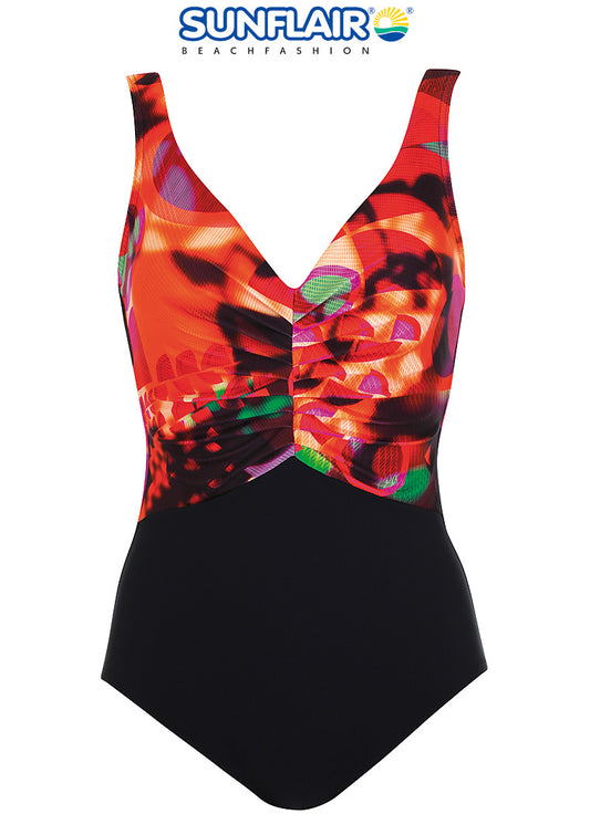 Sunflair beautyform Badpak soft cups - 22143 - Rood/zwart