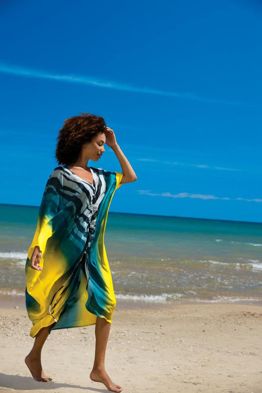 Sunflair blouse / poncho - 23807 - multicolor