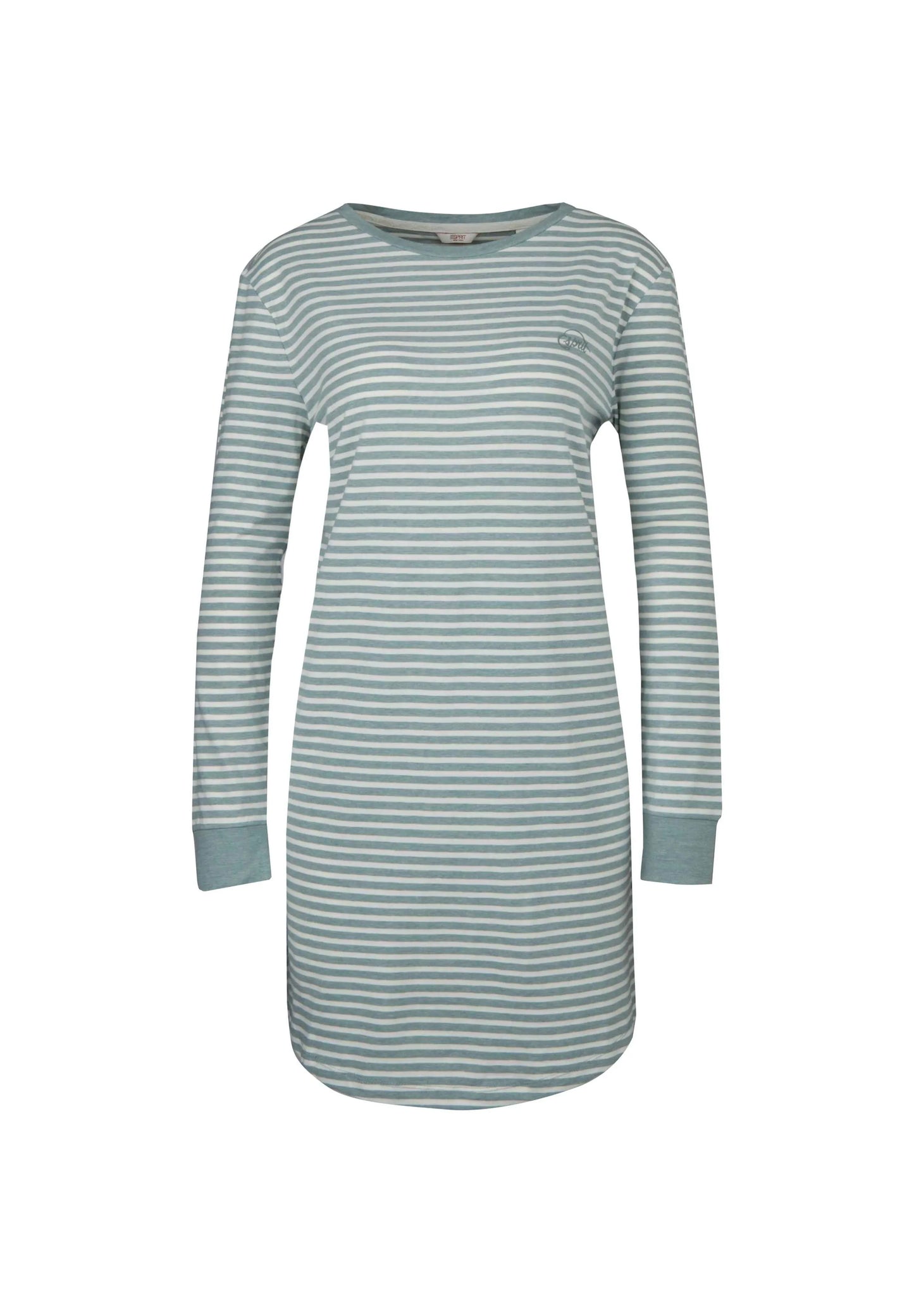 Esprit nachthemd gestreept - 073ER1Y330 - Dusty green