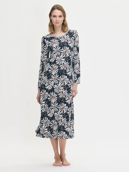 Nanso lang nachthemd magrieten - ANETTE 29045 - Blauw