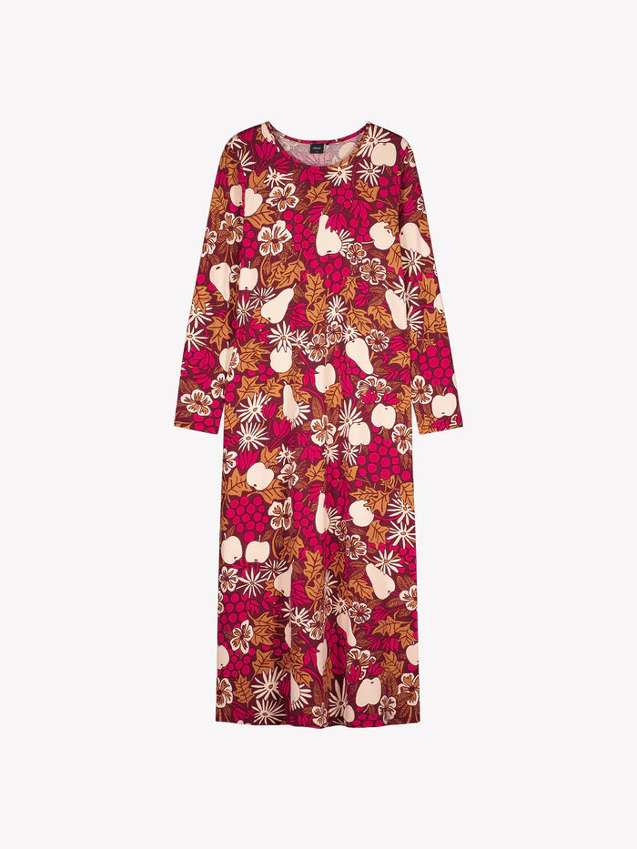 Nanso lang nachthemd herfst bladeren - JUHLA 29054 - Bruin