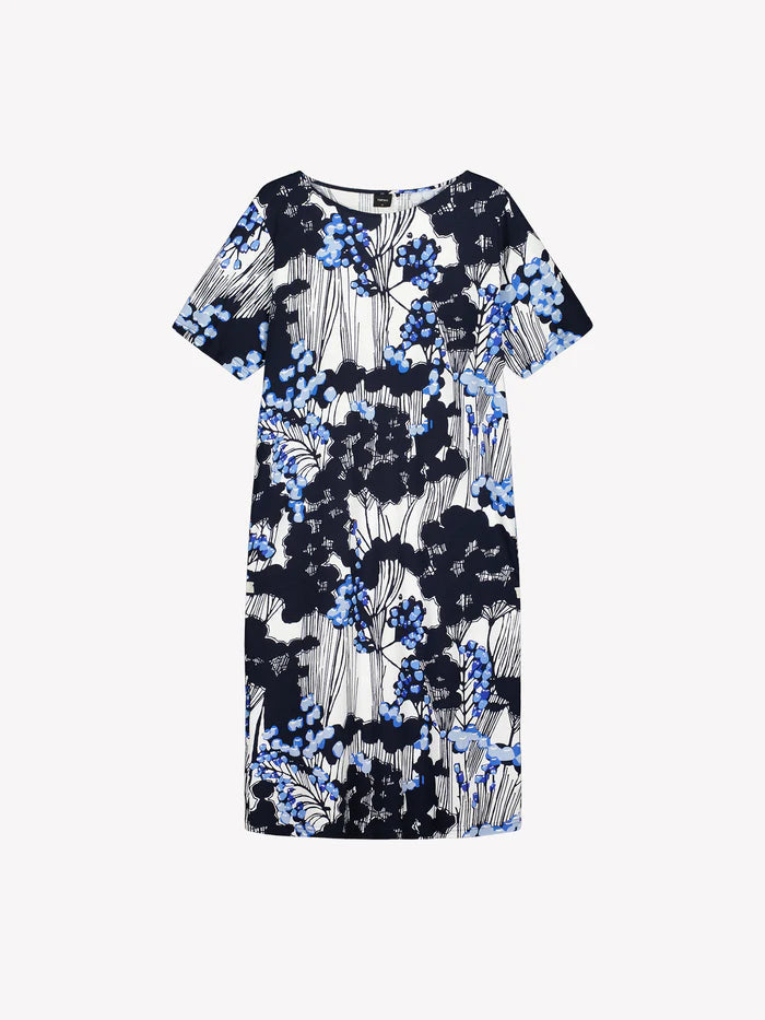 Nanso lang nachthemd - Kirjokerttu 29347 - Blauw (2684)