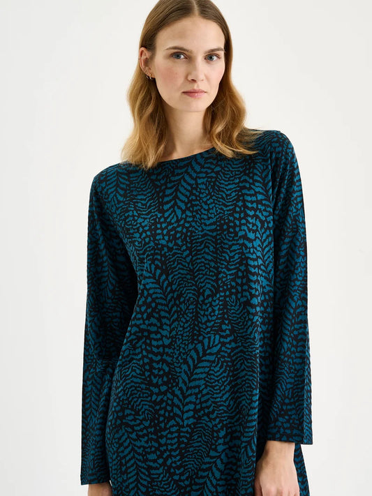 Nanso nachthemd lange mouw - FIONA 29554 - Blauw (3354)