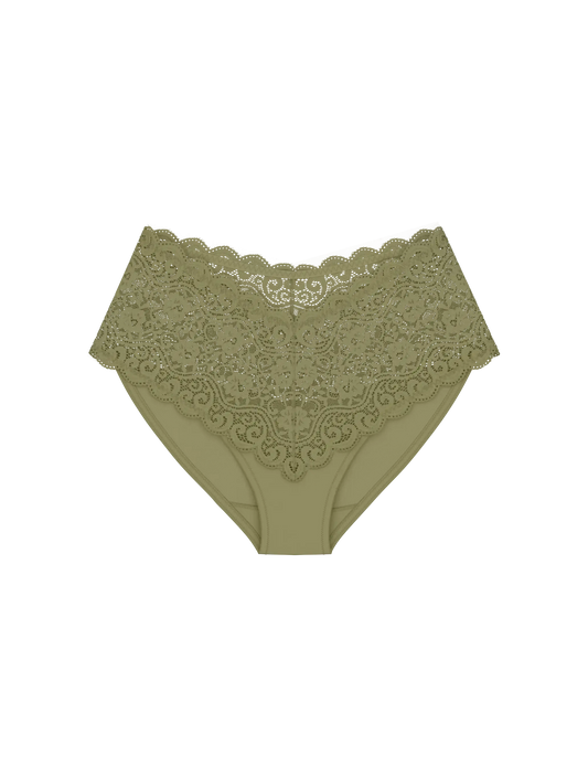 Triumph Tailleslip - Amourette maxi - Olive gold 7855