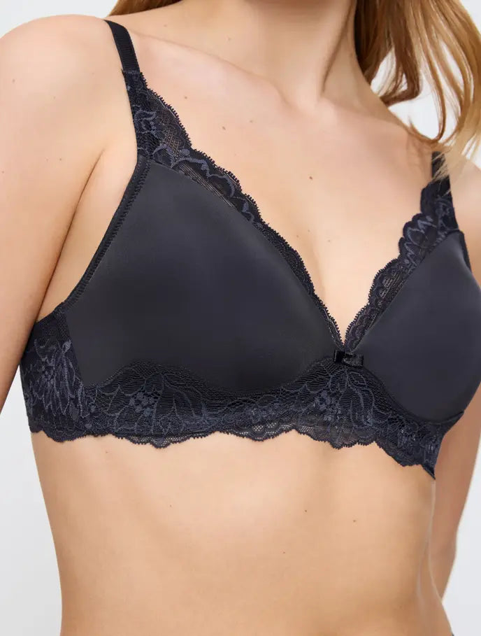 Triumph voorgevormde BH zonder beugels - Amourette Charm P - 00JO Ink Gray