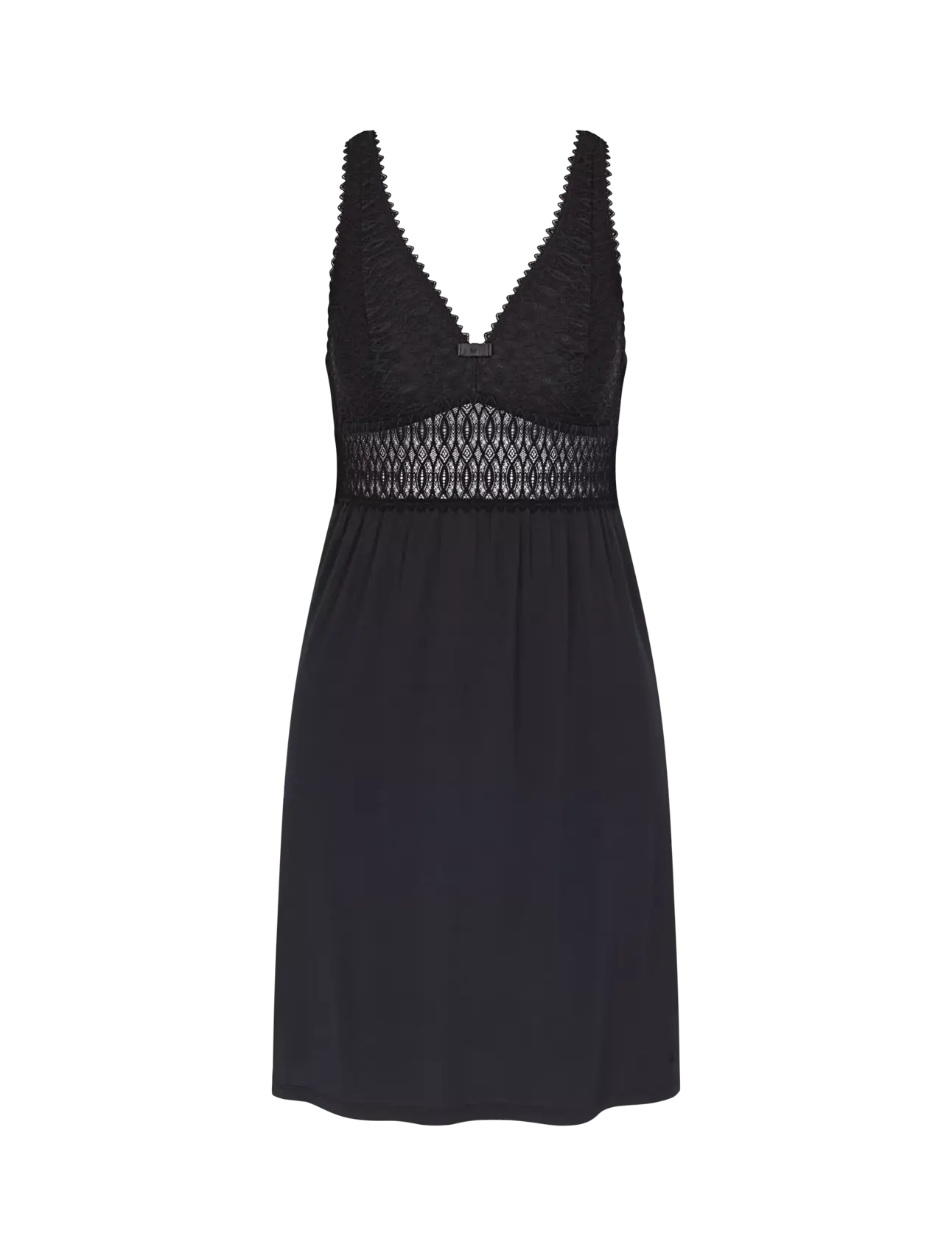 Triumph spaghetti nachthemd - Aura Spotlight NDK 01 X - zwart