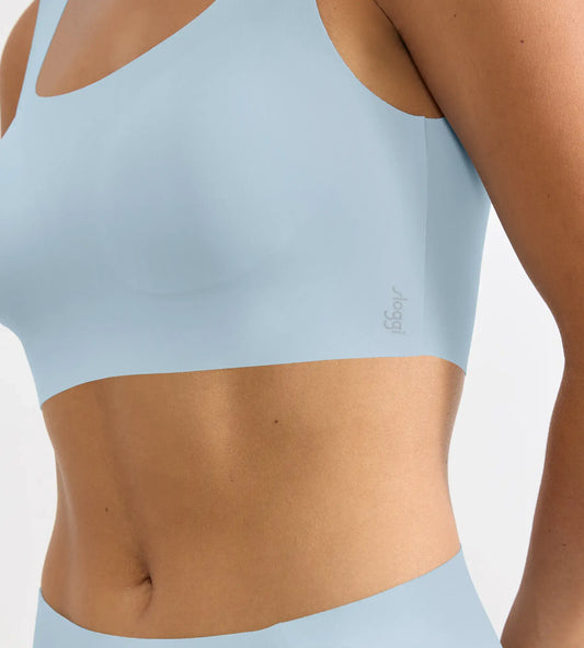 Sloggi Top voorgevormd zonder beugel - ZERO Feel 2.0 Top - Light blue (00KY)