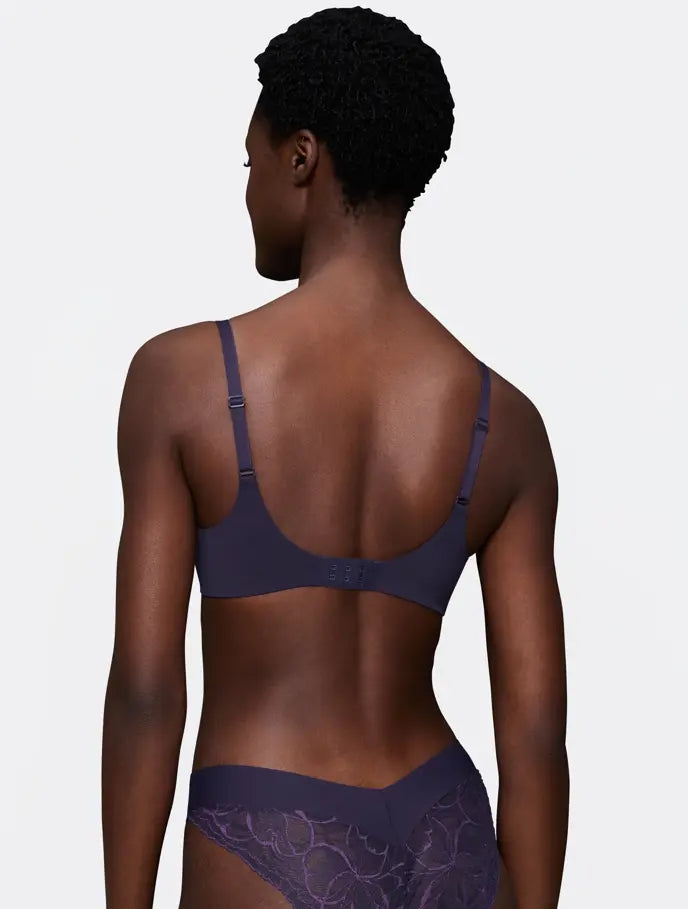 Triumph PUSH-UP BH - Body Make-Up Illusion Lace WP - Prussian blue 00TS