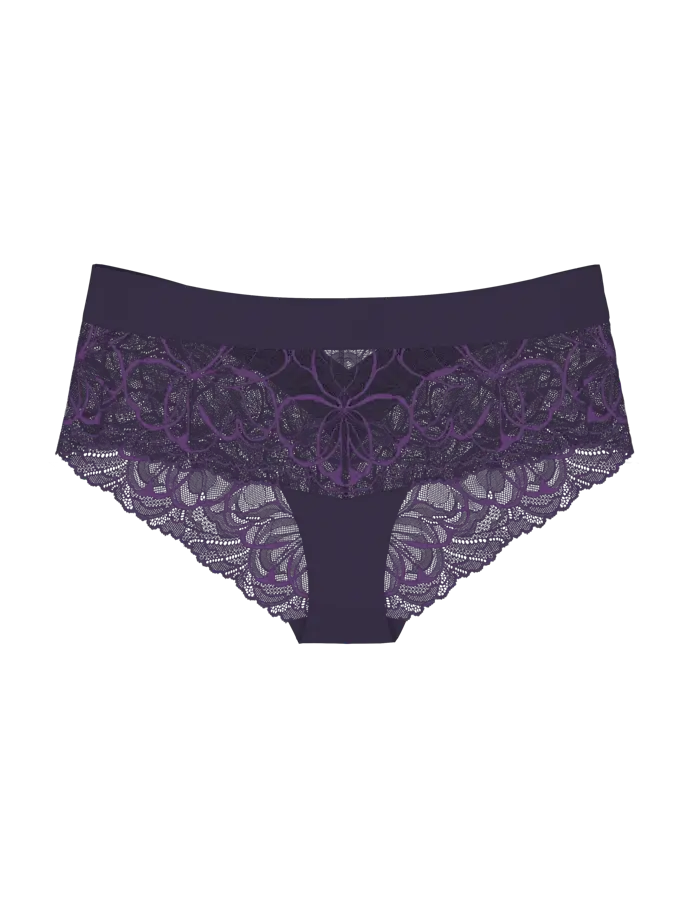 Triumph hipster - Body Make-Up Illusion Lace Shorty R* - Prussian blue 00TS