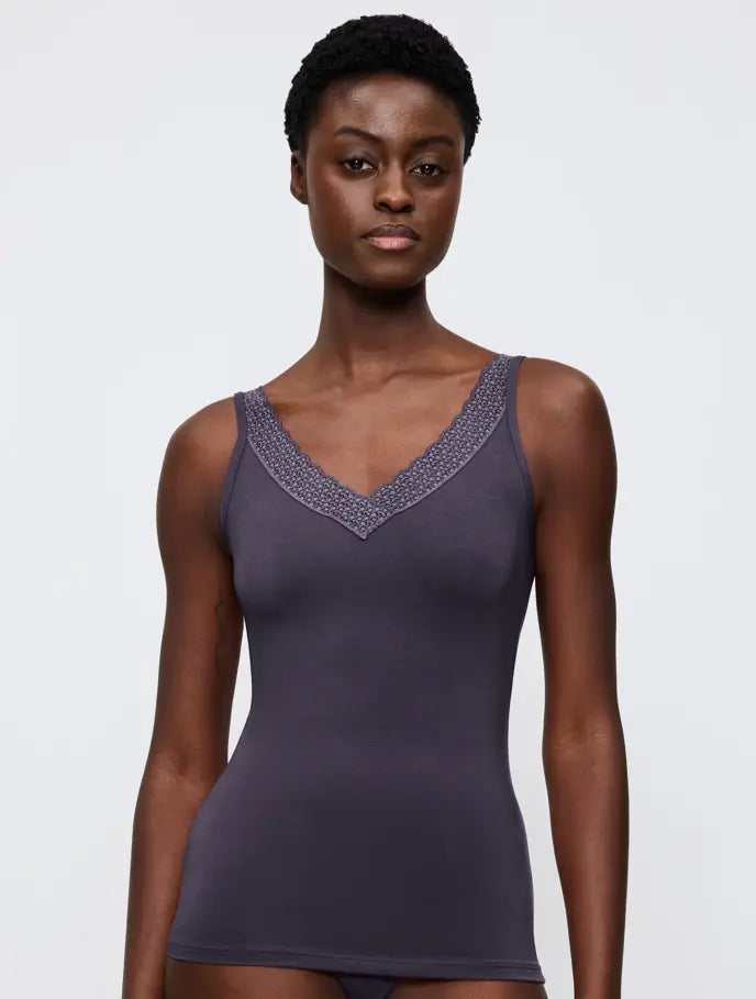 Triumph Hemd met kant v hals - Feel of Modal Tank top - 2 kleuren