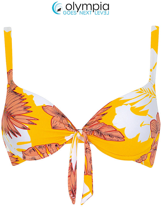 Olympia Push-up Bikiniset - 31618/31625 (31709) - bloemenprint geel
