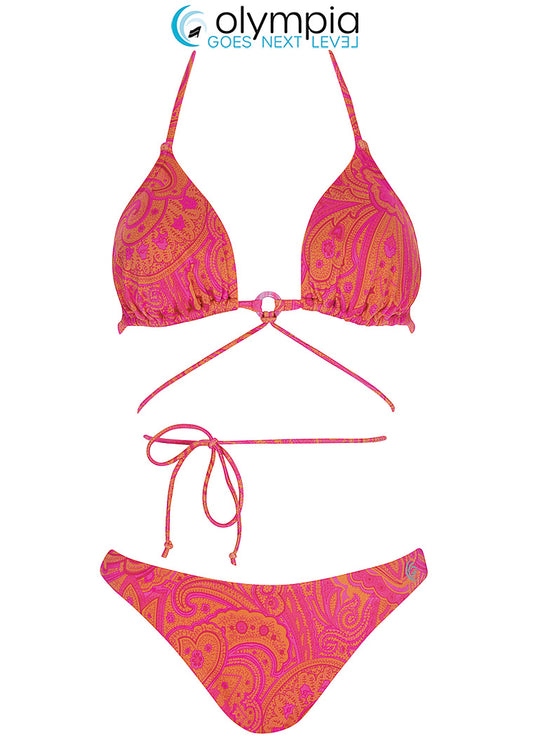 Olympia voorgevormde halterbikini - 31644/31628 (31712) - Pink paisley