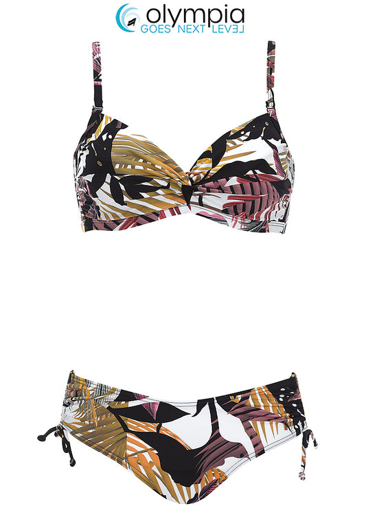 Olympia beugel bikini set - 31002/31004 (31717) - Zwart jungle