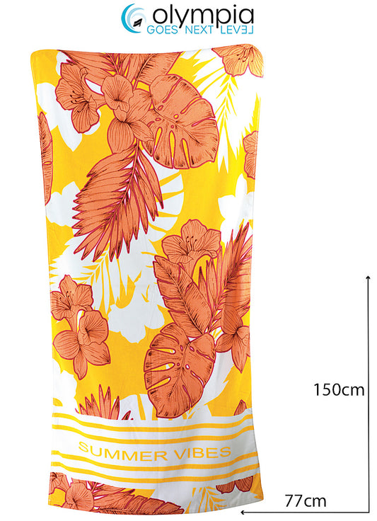 Olympia strandlaken / handdoek - 33692 - okergeel