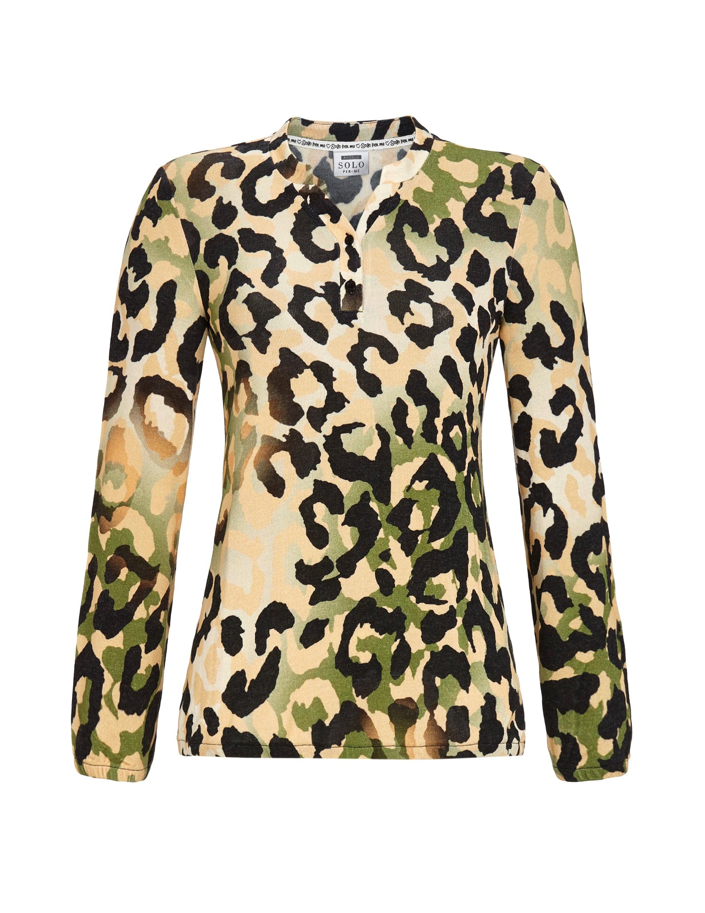 Ringella SOLO PER ME trui / Pullover met knoopsluiting - 3538402 - Toffee