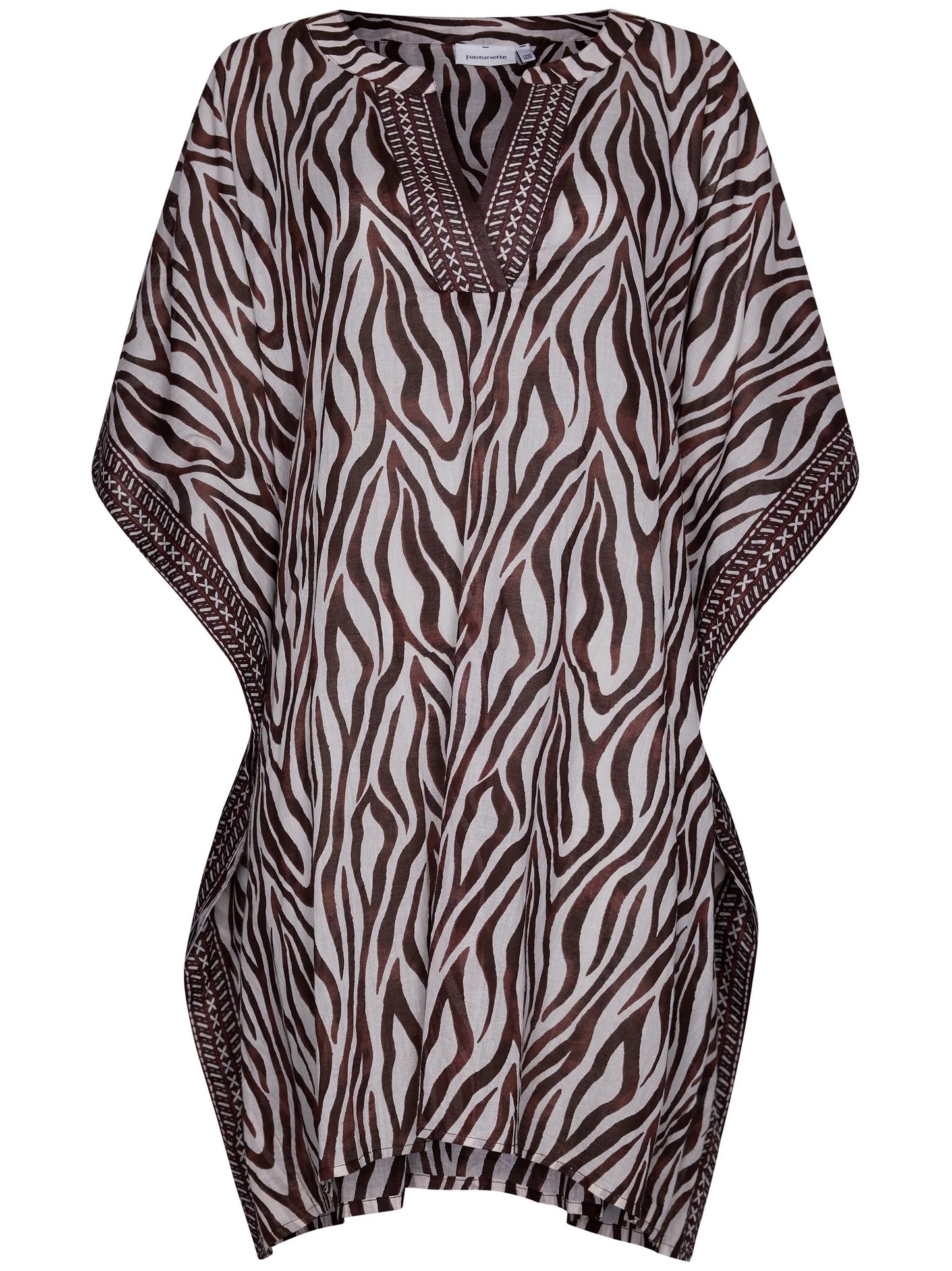 Pastunette beach Poncho / Cover-up - Safari 371251-326-1 - donker Bluin