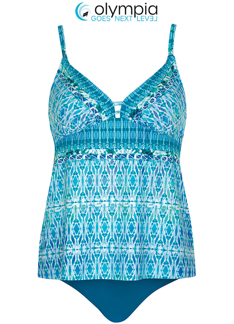 Olympia Tankini voorgevormde cups - 38001 - Turquoise