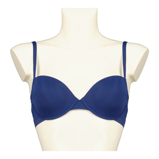 Esprit voorgevormde BH met logo boord - 073EF1T311 - Dark blue