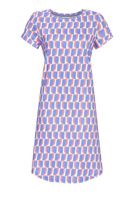 Ringella nachthemd met grafische print - 4211012 - Nautisch blauw