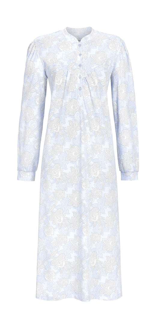 Ringella Klassiek Nachthemd met pas - 4511043 - Licht blauw