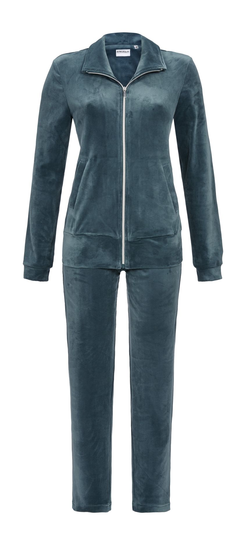 Ringella Huispak velours met rits - 4513245 - groen