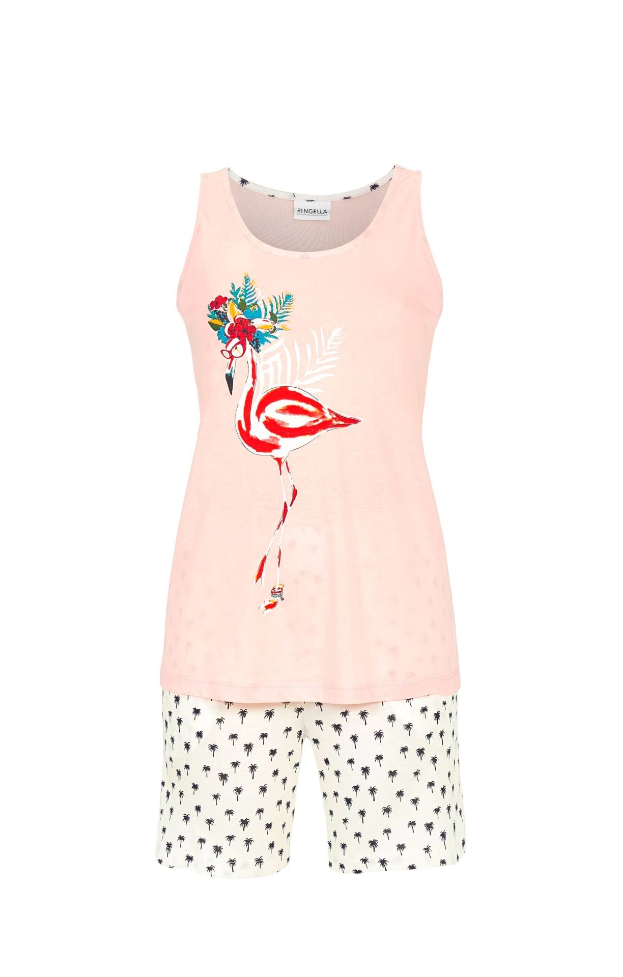 Ringella mouwloos shortama flamigo - 5211340 - Roze