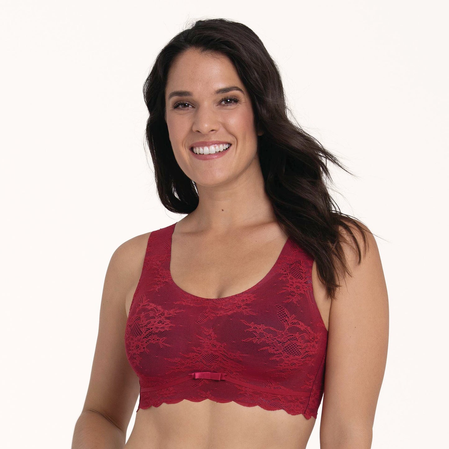 Anita Comfort voorgevormde Top Bralette zonder beugel - 5400 Essentials Lace - Red 265