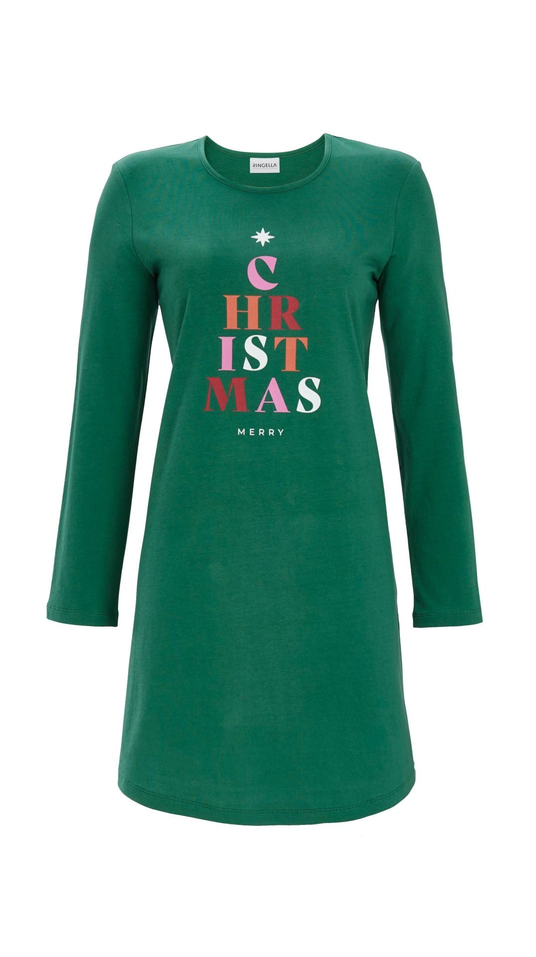 Ringella Big shirt met opdruk "Christmas" - 5511050 - gren