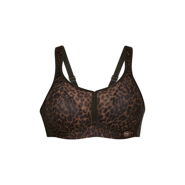 Anita Active Air Control sport bh voorgevormd 5544 - Gold Cat (tijgerprint)
