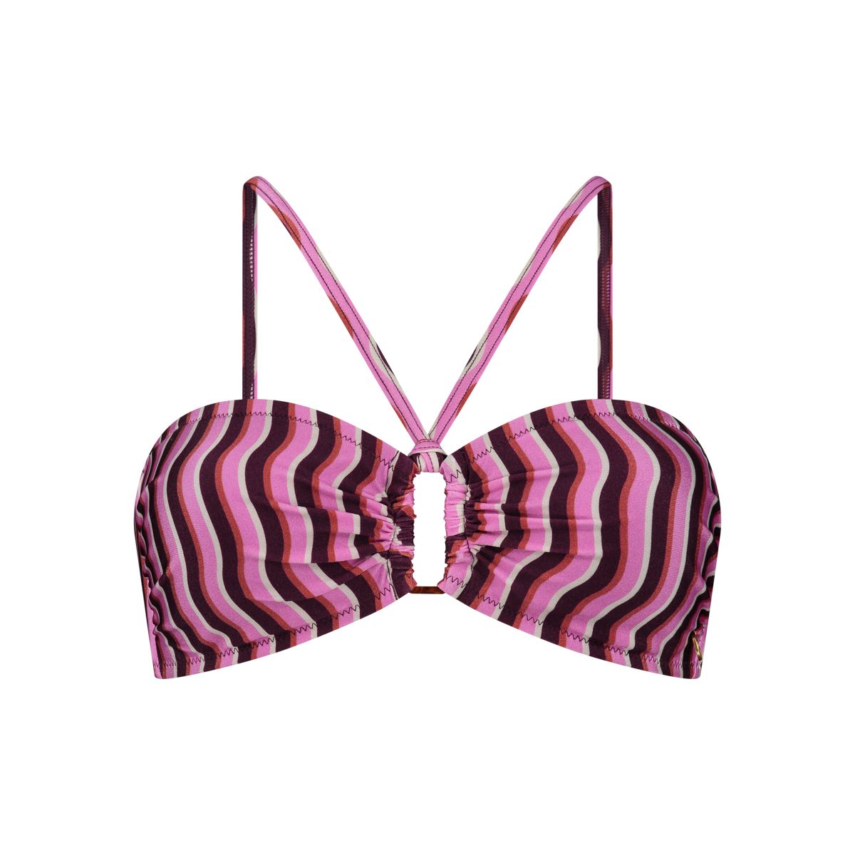 ten Cate Beach bandeau bikini set - 60354/60359 - Groovy Wave 1602